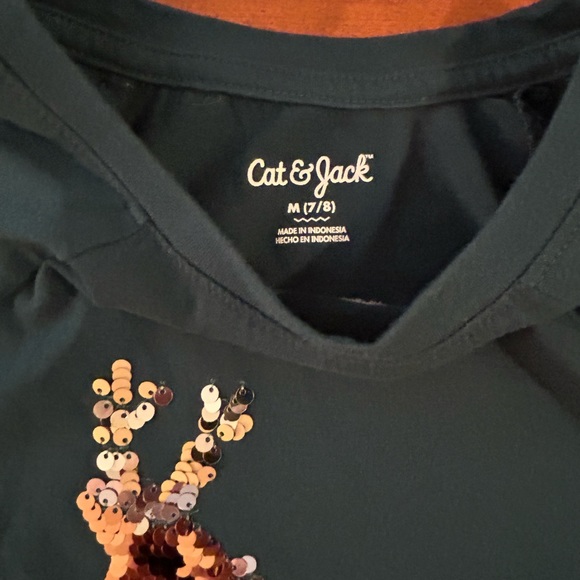 3 Girls shirts: Abercrombie Kids, Faded Glory & Cat & Jack Size M7/8. - Picture 5 of 10